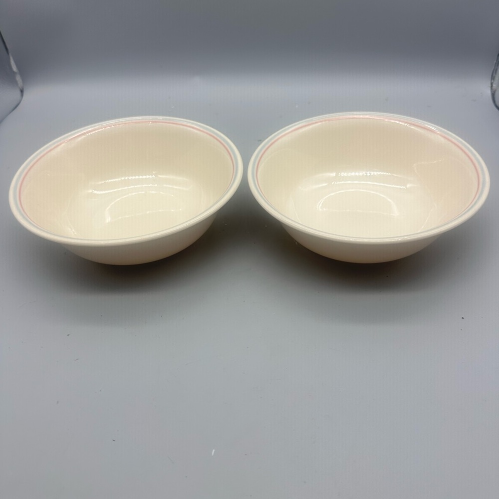 Corelle ceramic cereal bowls (2)